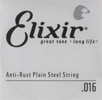 Elixir E13016 Plain Single String .016