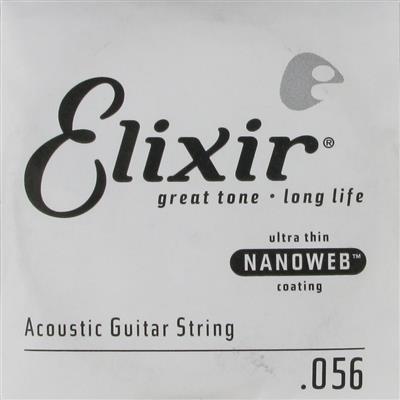 Elixir E15156 80/20 Nano .056 Single String