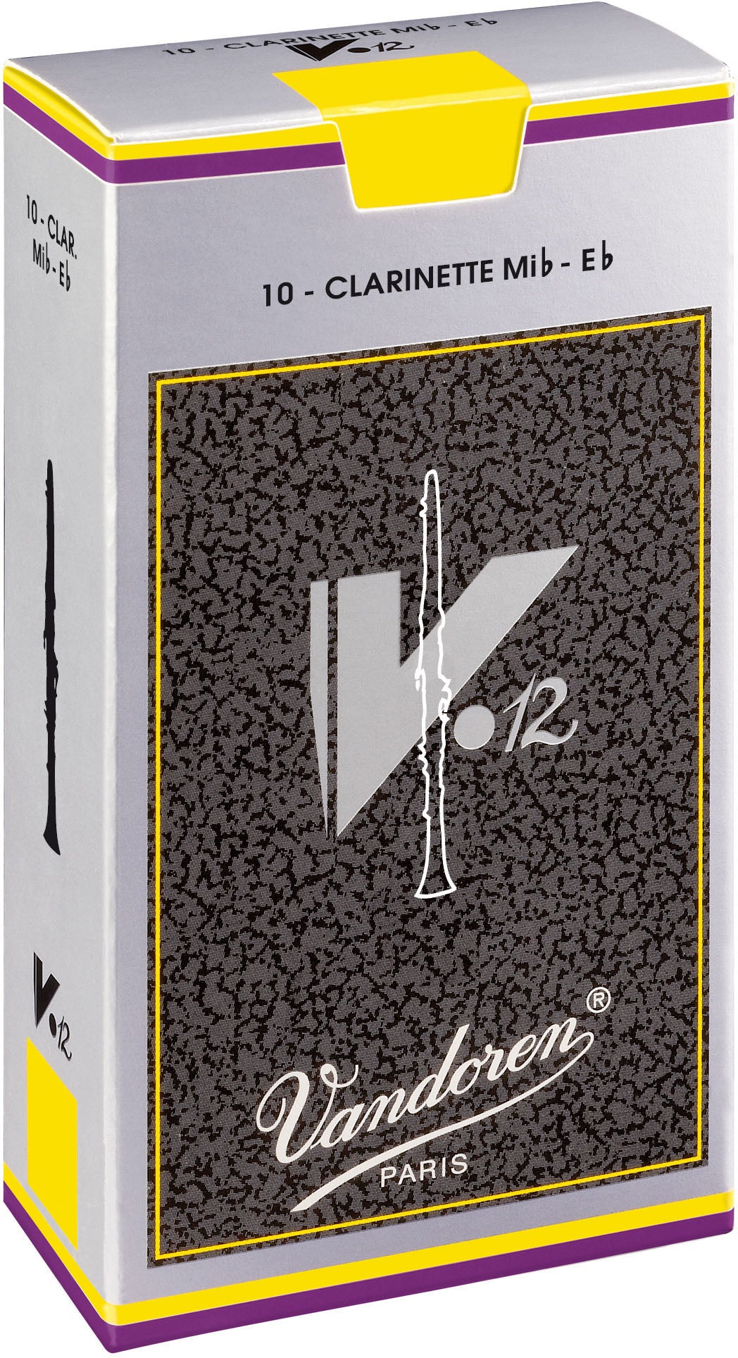 Vandoren V12 Eb Clarinet, Box of 10 - Strength 4.5
