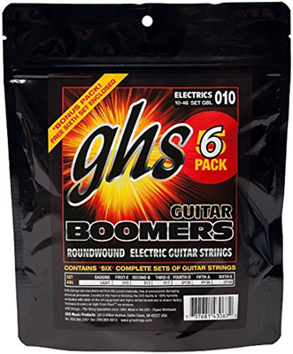 Ghs Boomers Light 10-46 (6 Sets Pack)