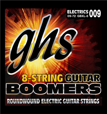 Ghs Boomers 8 String Extra Light 9 - 72