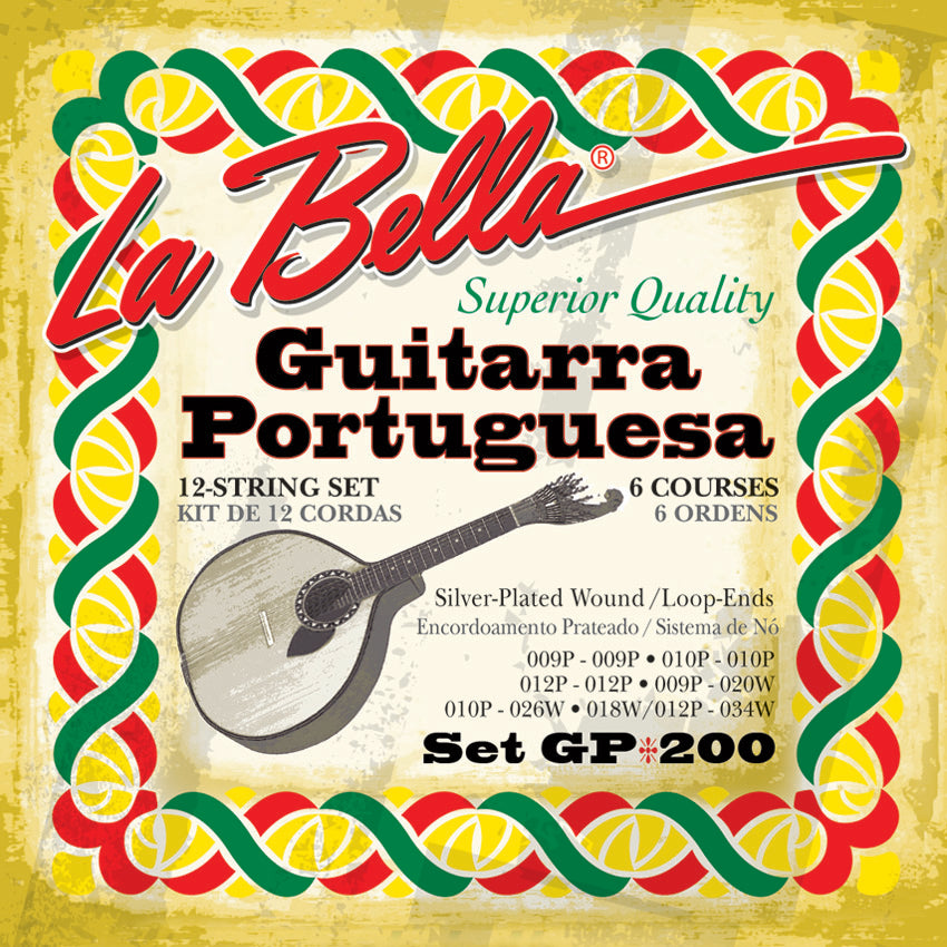 La Bella GP200 Guitarra Portuguesa - Loop Ends