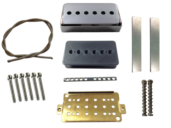 Nippon Shock Viti E Molle Per Pickup P90 SOAPBAR Chitarra Elettrica Set Di Fissaggio In - Foto 3