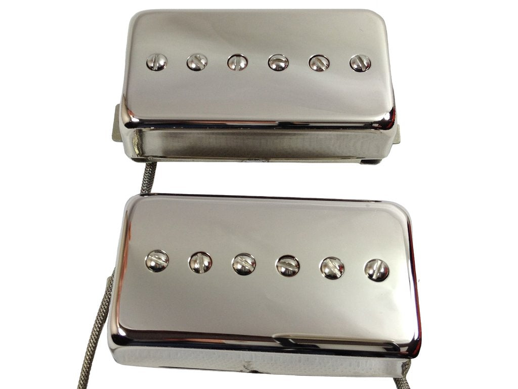 Gale Force humbucker sized P90s solderless connector setup