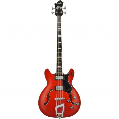 Hagstrom Viking Bass Short Scale Wild Cherry Transparent