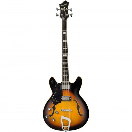 Hagstrom Viking Bass Short Scale Tobacco Sunburst Left Hand