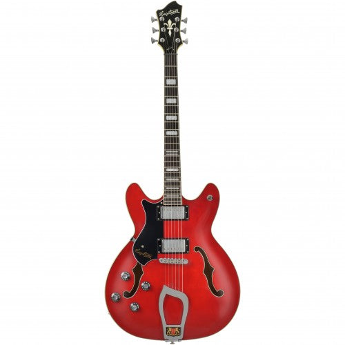 Hagstrom Viking Left Hand Wild Cherry Trans