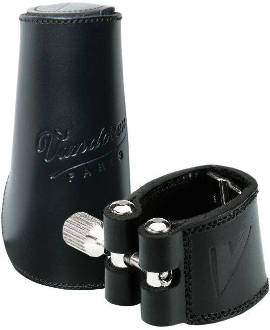 Vandoren LC21L Bb Clarinet Leather Ligature & Cap