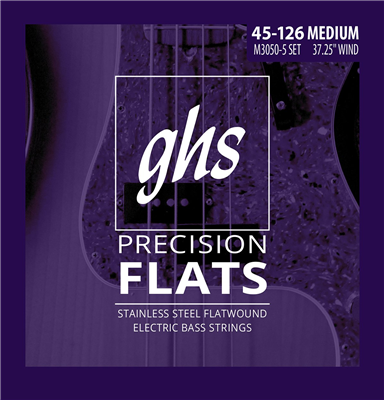 Ghs Flatwound Bass Long + Medium 45-126