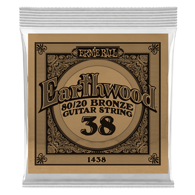 Ernie Ball Earthwood 1438 80/20 Bronze Wound 038