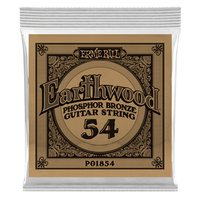 Ernie Ball Earthwood .054 Phosphor Bronze Acoustic Single