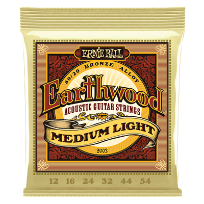 Ernie Ball Earthwood 2003 80/20 Bronze Medium/Light Set 12-54