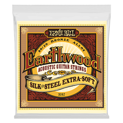 Ernie Ball Earthwood 2047 Silk & Steel Extra Soft Set 10-50