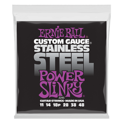 Ernie Ball Stainless Steel Power Slinky Set 11-48