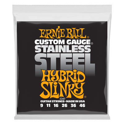 Ernie Ball Stainless Steel Hybrid Slinky Set 9-46