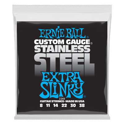 Ernie Ball Stainless Steel Extra Slinky Set 8-38