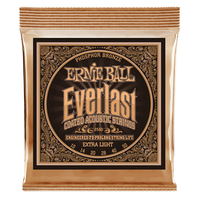 Ernie Ball Phosphor Bronze Everlast Coated Xl 10-50