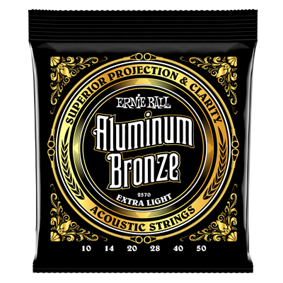 Ernie Ball Aluminium Bronze Extra Light Set 10-50
