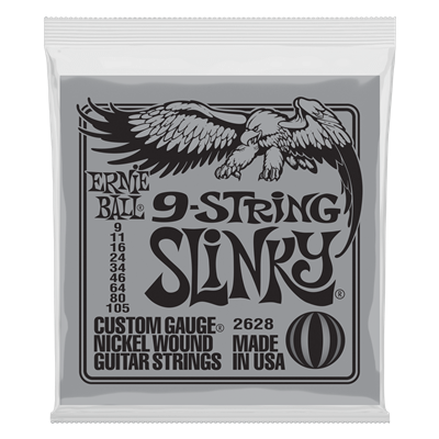 Ernie Ball 9-String Slinky Nickel Set 9-105
