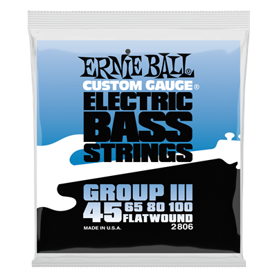 Ernie Ball Stainless Flatwound Set 45-100 Semi