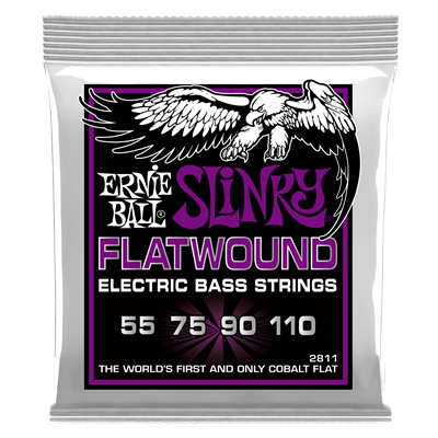 Ernie Ball Slinky Cobalt Flatwound Bass Pow 55-110