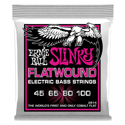 Ernie Ball Slinky Cobalt Flatwound Bass Sup 45-100