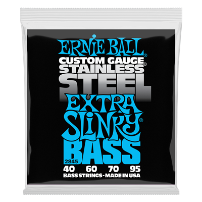 Ernie Ball Stainless Steel Regular Wound Extra 40 - 95