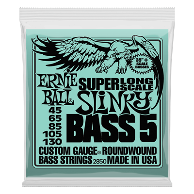Ernie Ball Super Long Scale 5-String Set 45-130