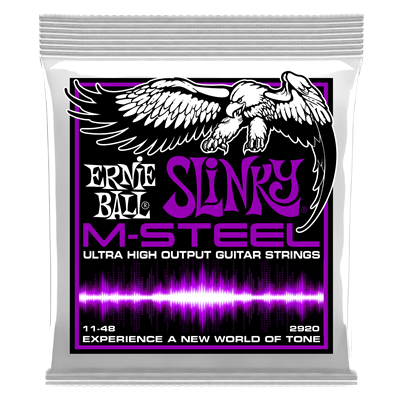 Ernie Ball M-Steel Power Slinky Set 11-48