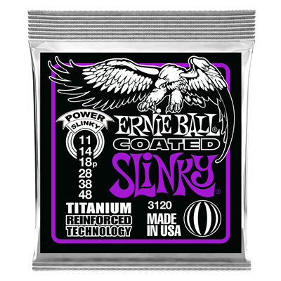 Ernie Ball Coated Power Slinky Set 11-48