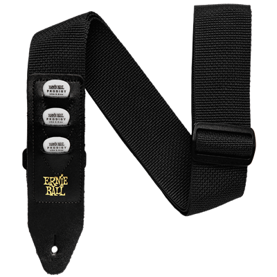 Ernie Ball Strap Pickholder Black
