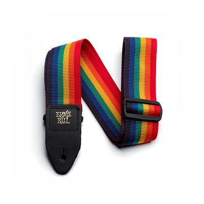 Ernie Ball Strap Polypro Rainbow