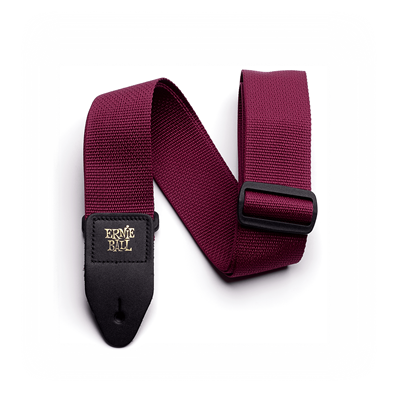 Ernie Ball Strap Polypro Burgundy