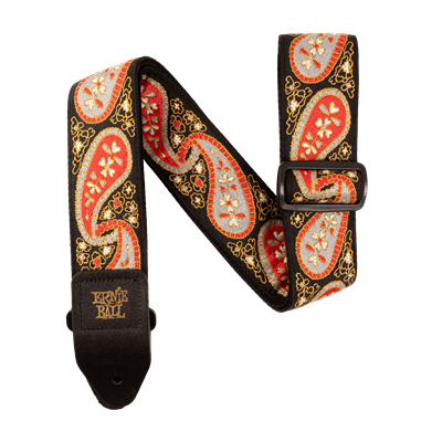 Ernie Ball Strap Jacquard Midnight Paisley