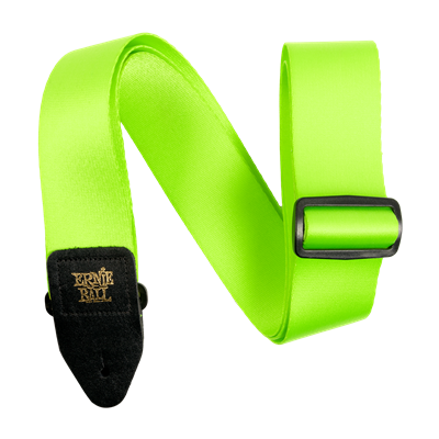 Ernie Ball Strap Neon Green Premium