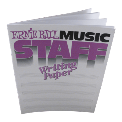 Ernie Ball 7019 Book-Music Staff