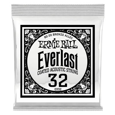 Ernie Ball Everlast 80/20 Bronze Wound Single 032
