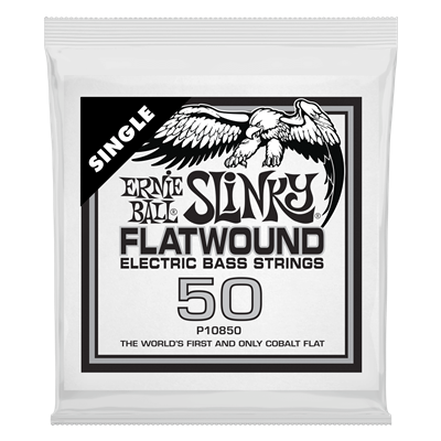 Ernie Ball .050 Cobalt Flatwound Electric Bass Single