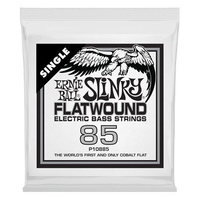Ernie Ball .085 Cobalt Flatwound Electric Bass Single