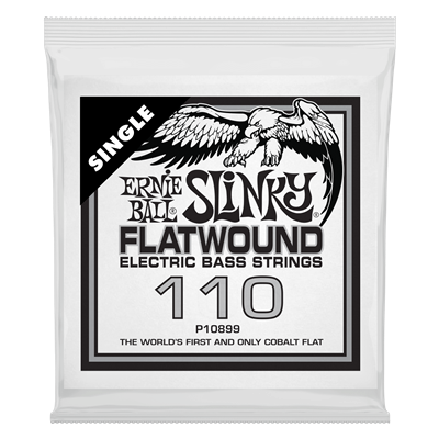 Ernie Ball .110 Cobalt Flatwound Electric Bass Single