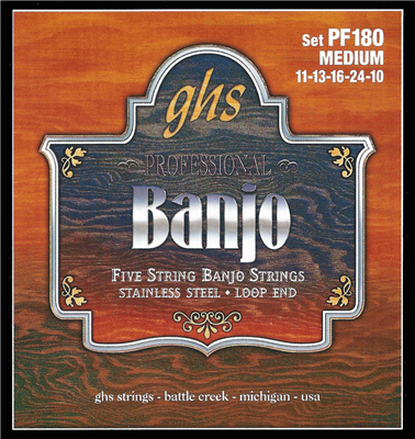 Ghs 5-String Banjo Stainless Steel 11