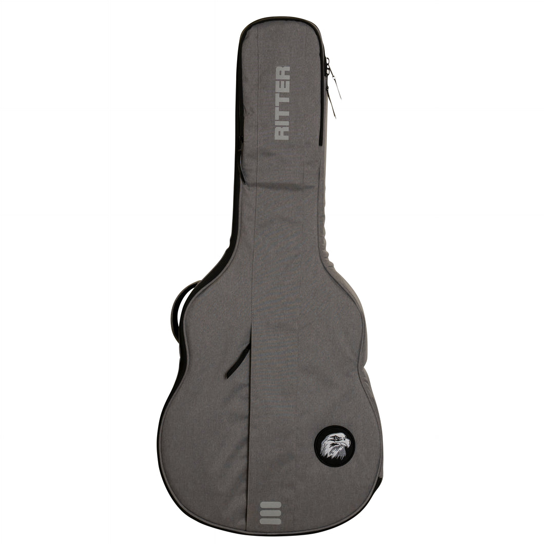 Ritter Carouge Super Jumbo Acoustic Guitar Bag - Elephant Grey (RGC3-SB)