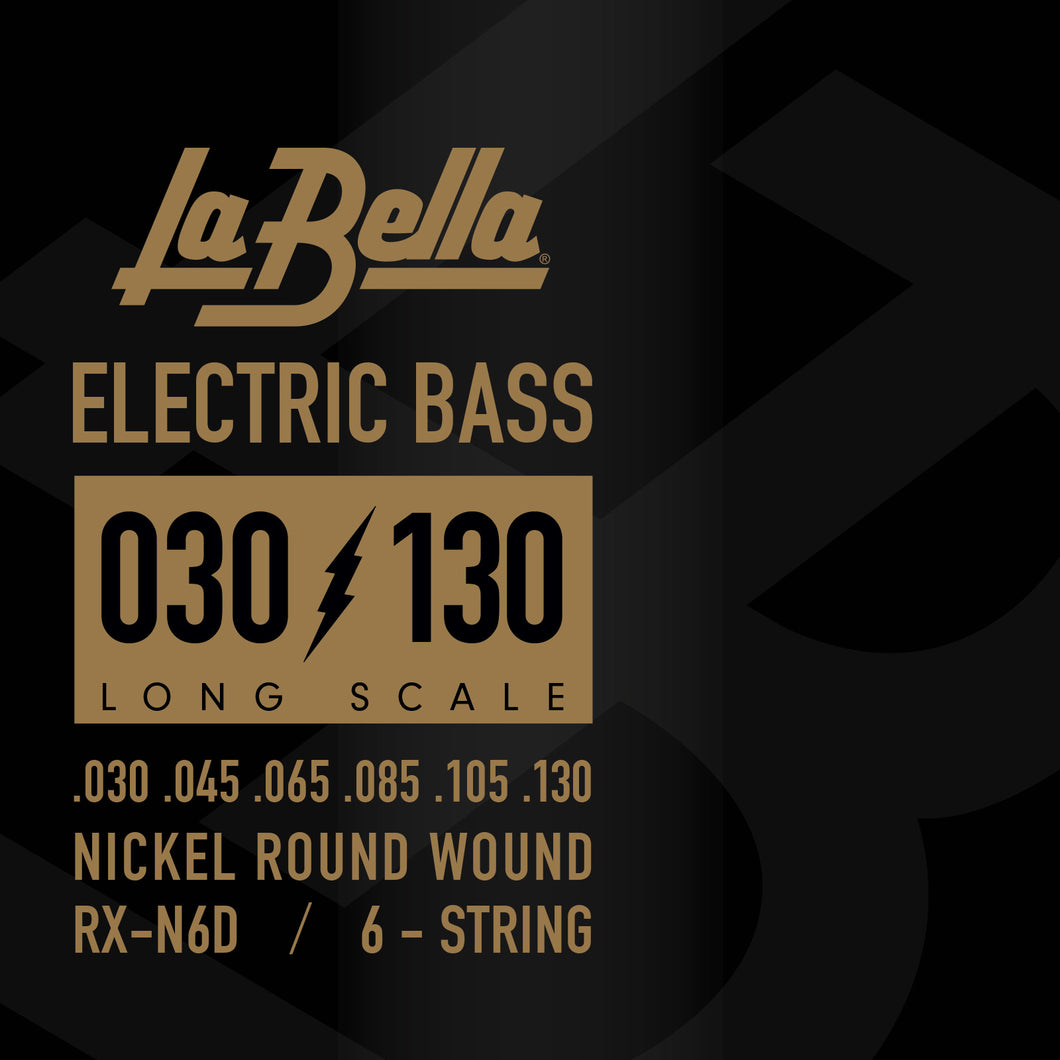 La Bella RX-N6D 6-String Long Scale 30 45 65 85 105 130