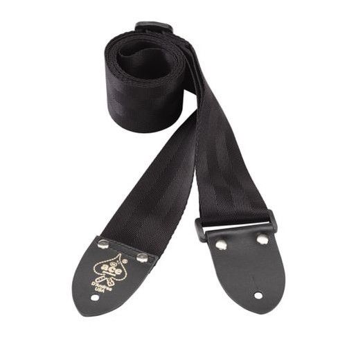 D'Andrea 2 Inch Ace Seatbelt Strap - Black