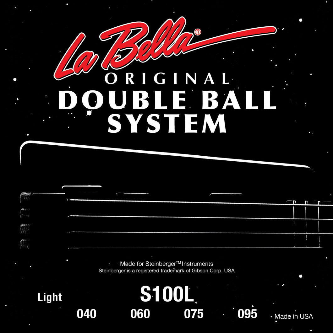 La Bella S100L 4-String Stainless Steel Round Wound 40/95