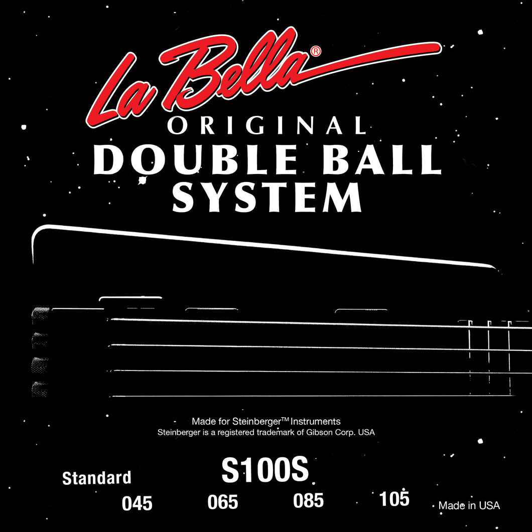 La Bella S100S 4-String Stainless Steel Round Wound 45/105