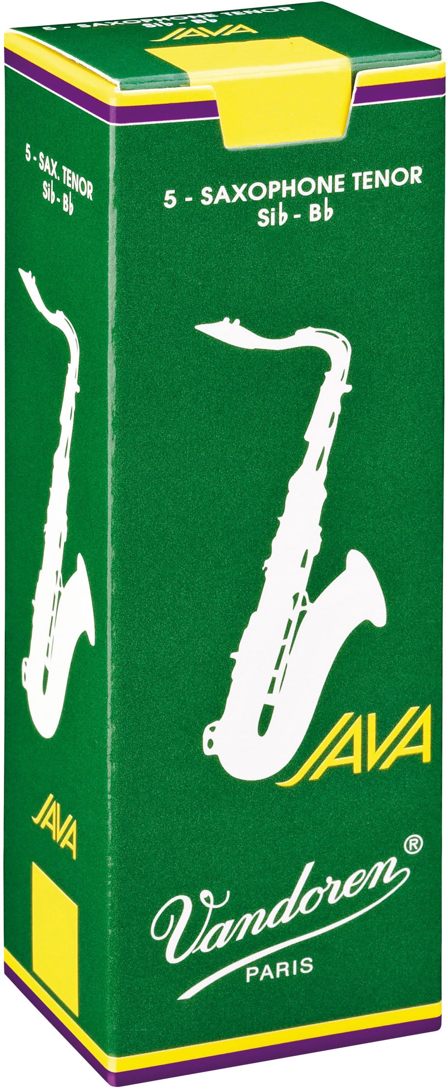 Vandoren Java Tenor Saxophone Reeds, Box of 5 - Strength 3