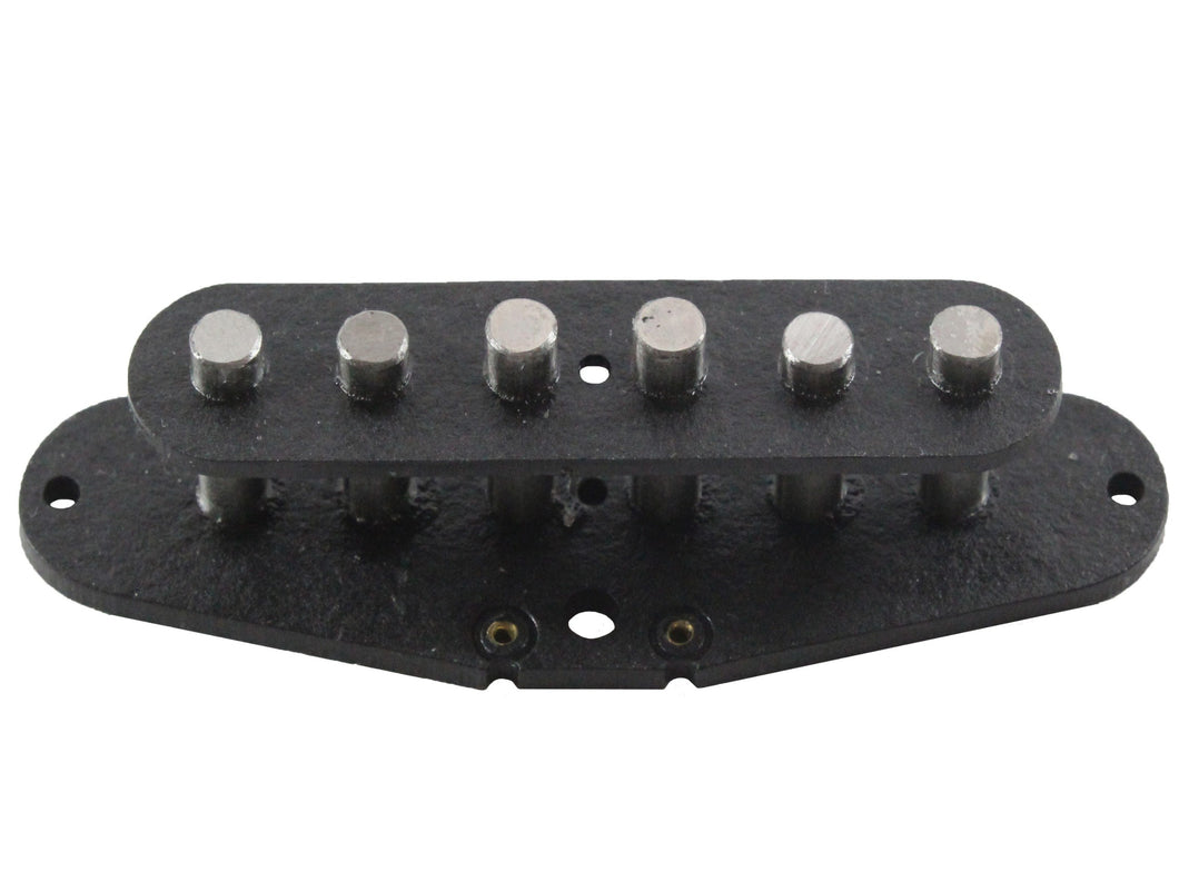 Constructed Stratocaster pickup flatwork with alnico rods