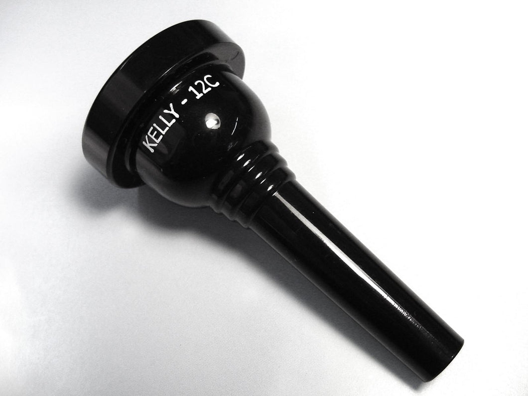 Kelly Mouthpieces Trombone Mouthpiece 12C Jet Black