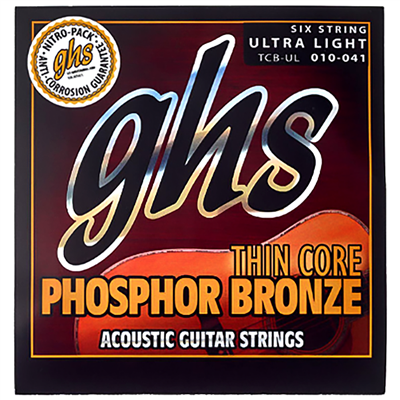 Ghs Thin Core Phosphor Bronze U Light 10-41